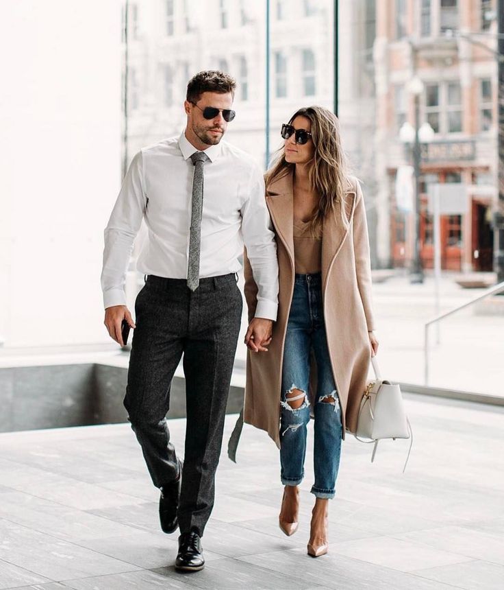 Couple in their signature style
